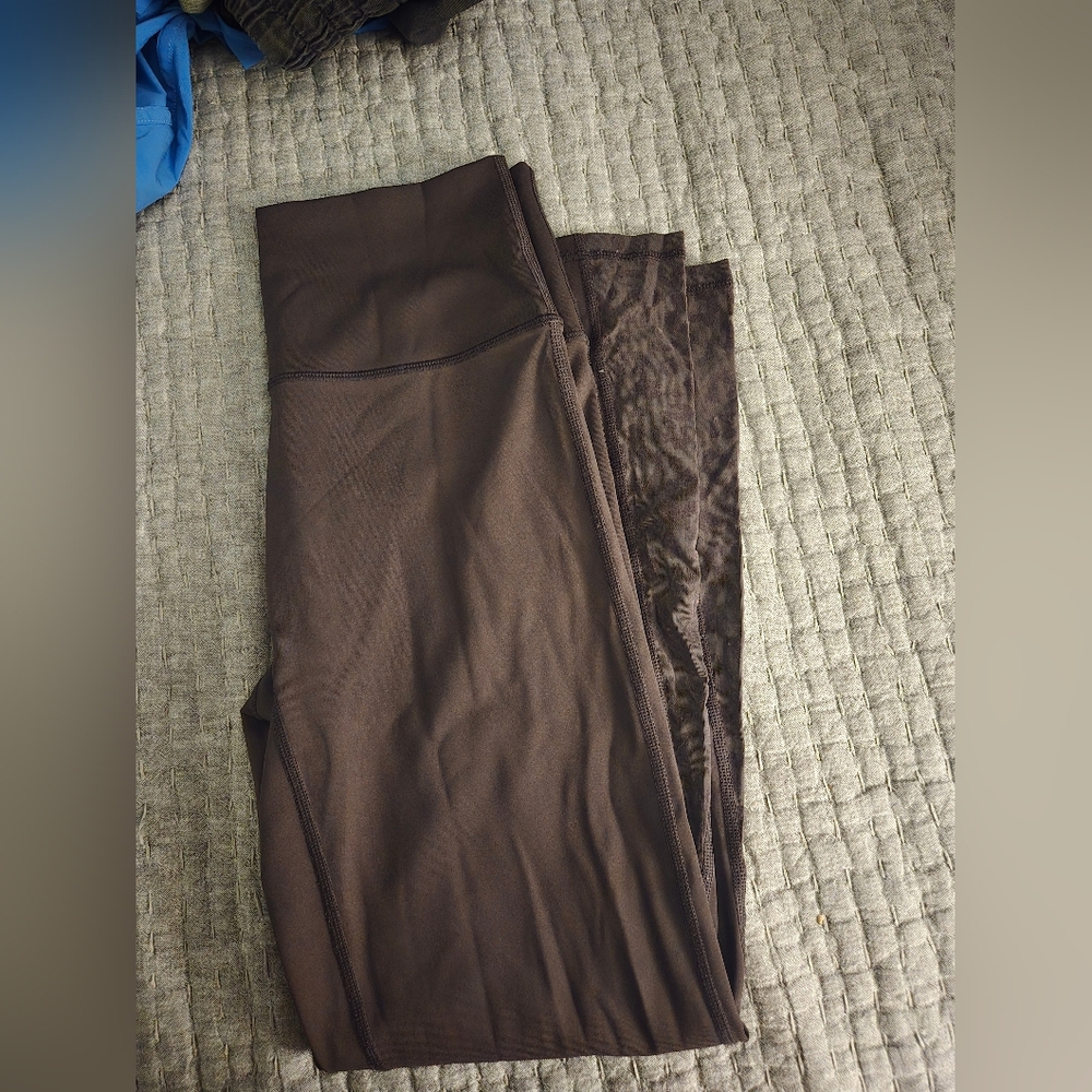 Aerie Brown  Goal Leggings Size L  Leggings No Front Inseam